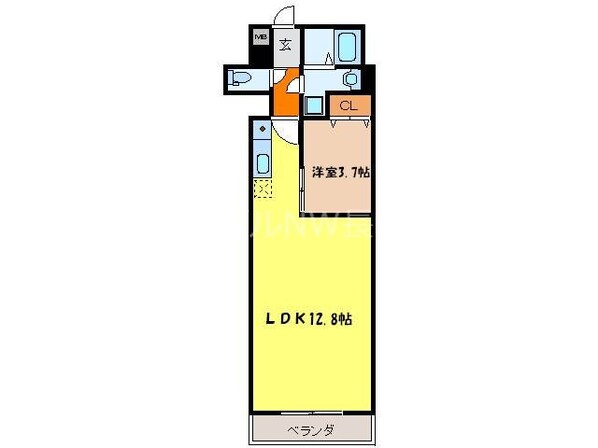 リード浜町の物件間取画像